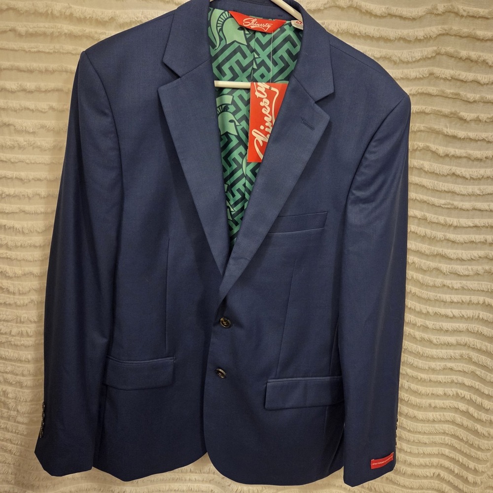 Shinesty Blazer Michigan State Spartans  Sz 42‎ NWT